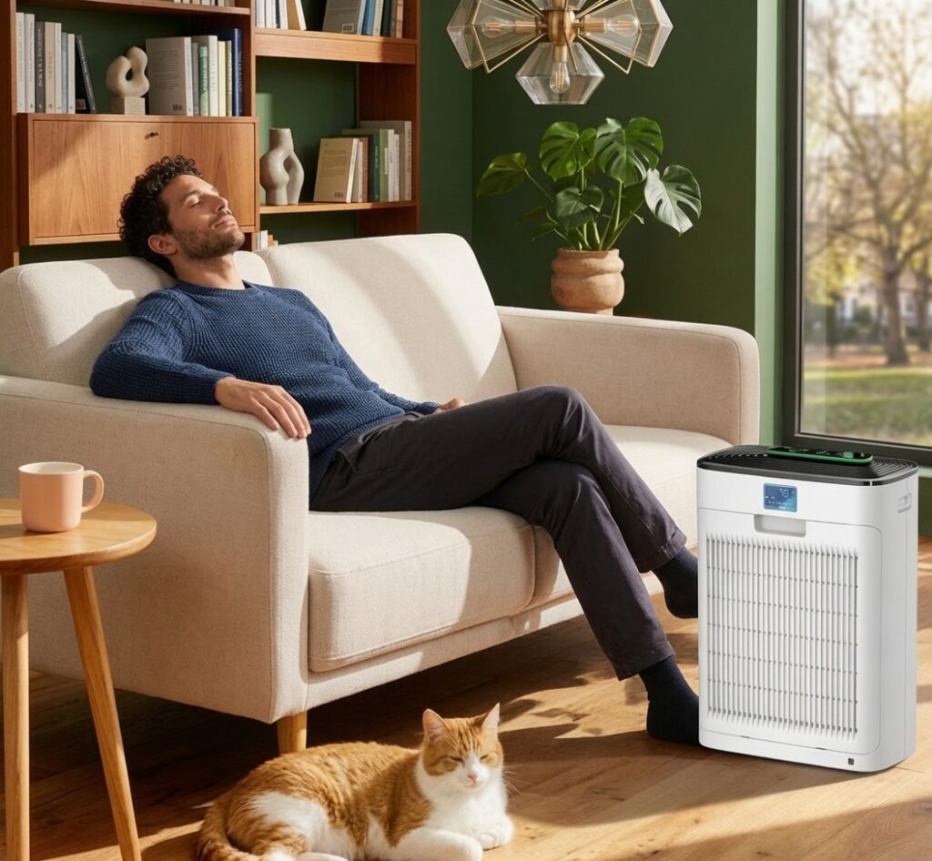 Purificateur air KNKA DANS SALON