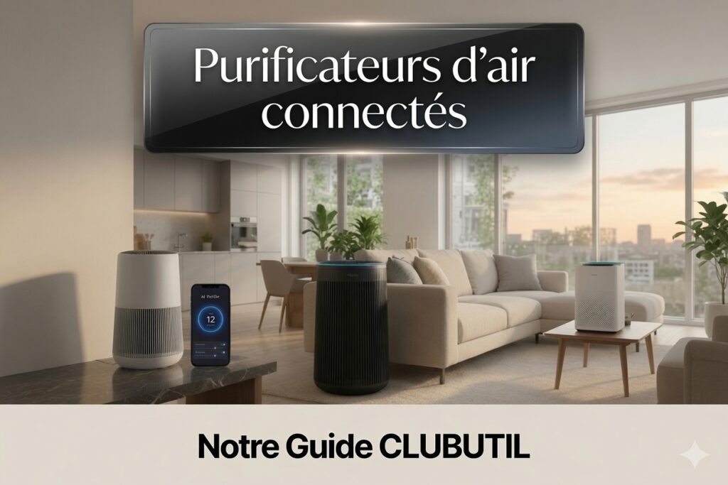 Comparatif des meilleurs purificateurs d'air connectés 2026 — guide sélection Clubutil