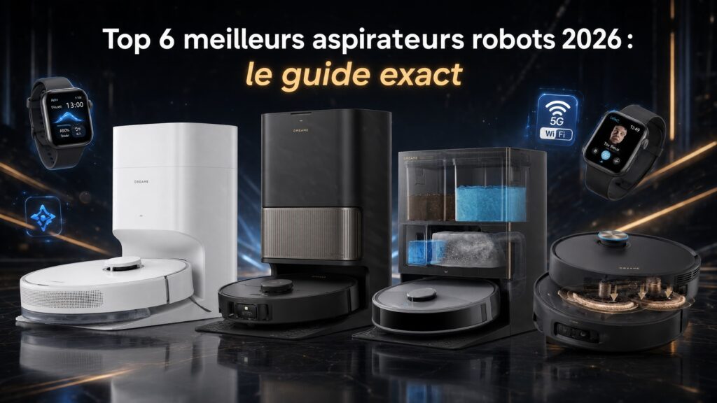 Top 6 meilleurs aspirateurs robots 2026 avec stations de vidage et lavage automatique