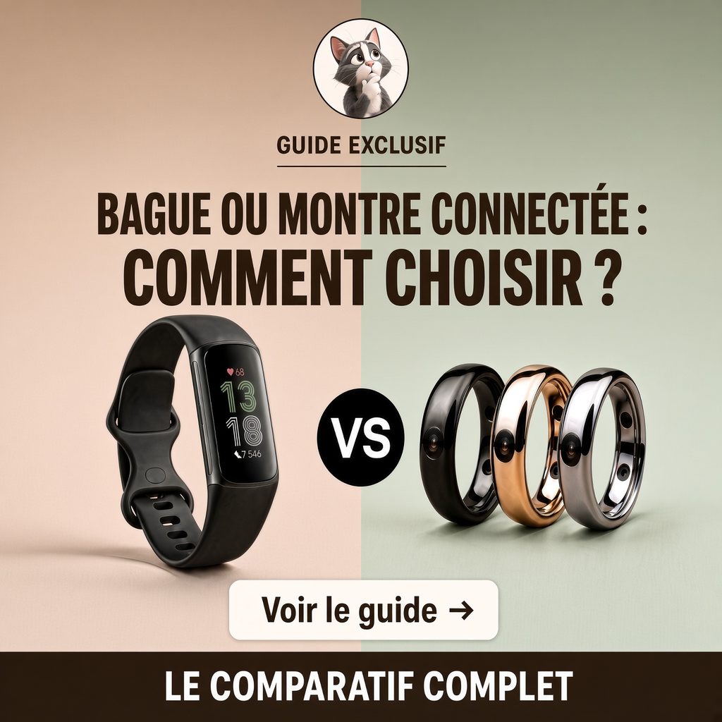 Bague connectée ou montre : comparatif et guides d'achat Clubutil pour choisir selon usage, sommeil et budget