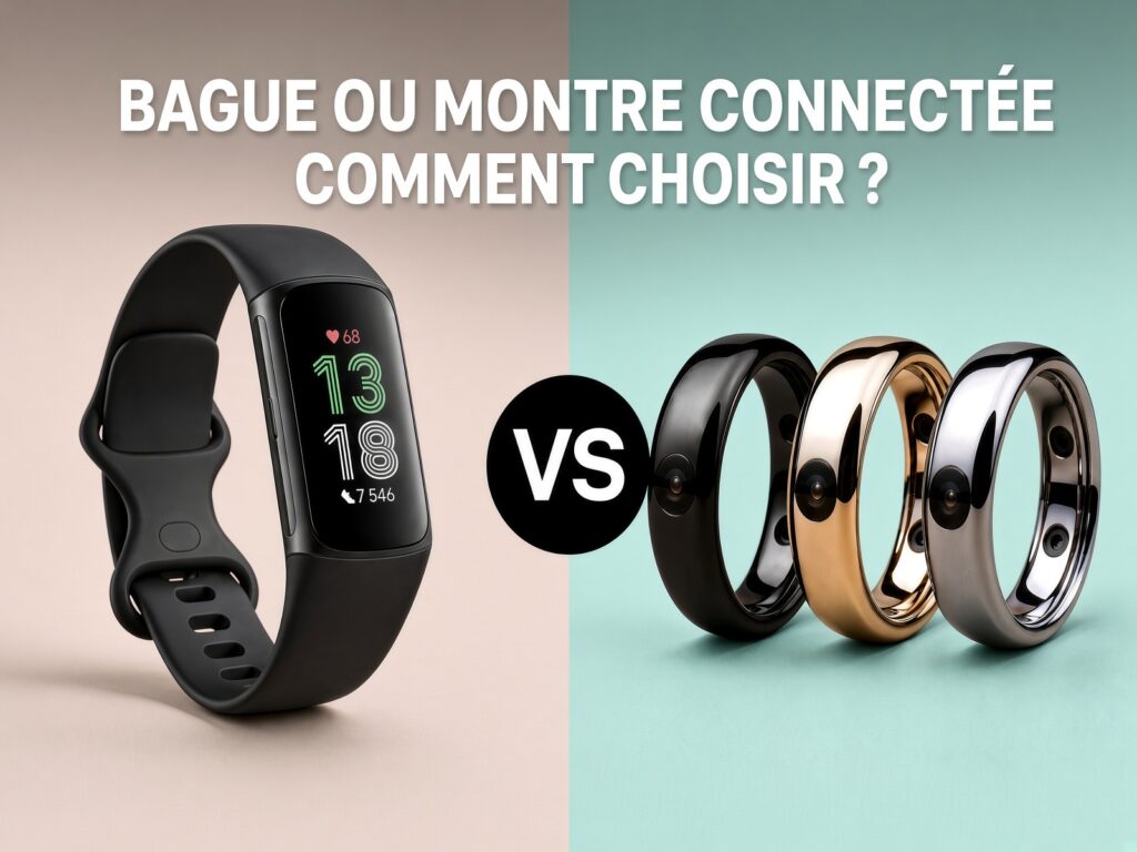Bague ou montre connectée : comment choisir pour le sport et la santé.